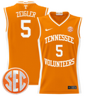 Zakai Zeigler Jersey #5 Tennessee Vols 2024 Lightweight Basketball Orange