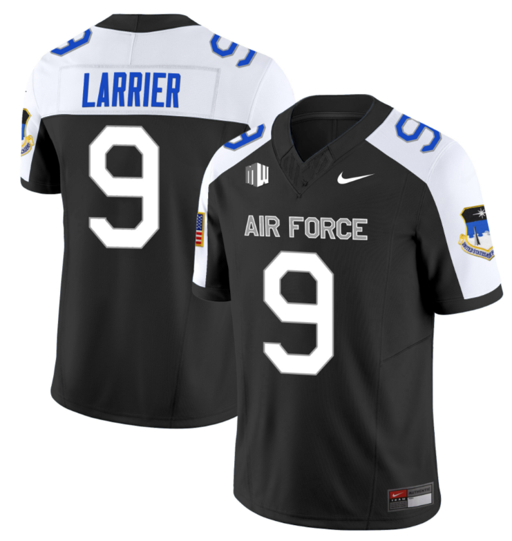 Zac Larrier Jersey #9 Air Force Falcons Limited Football Stitched