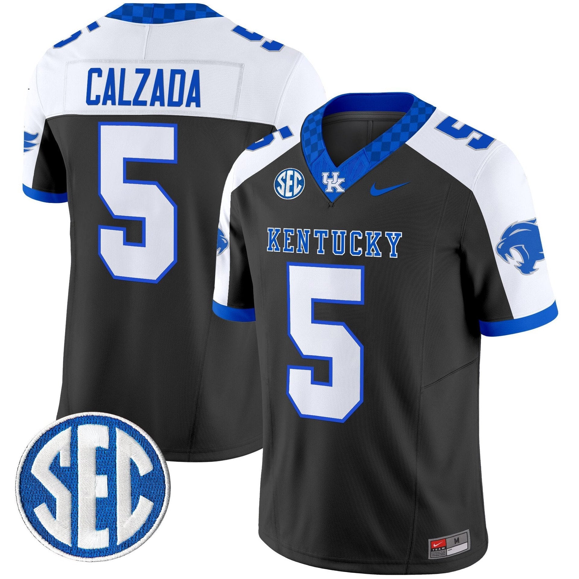 Zach Calzada Jersey #5 Kentucky Wildcats 2025 Limited Stitched