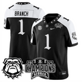 Zachariah Branch Jersey #1 Georgia Bulldogs Gothic SEC Football Champions
