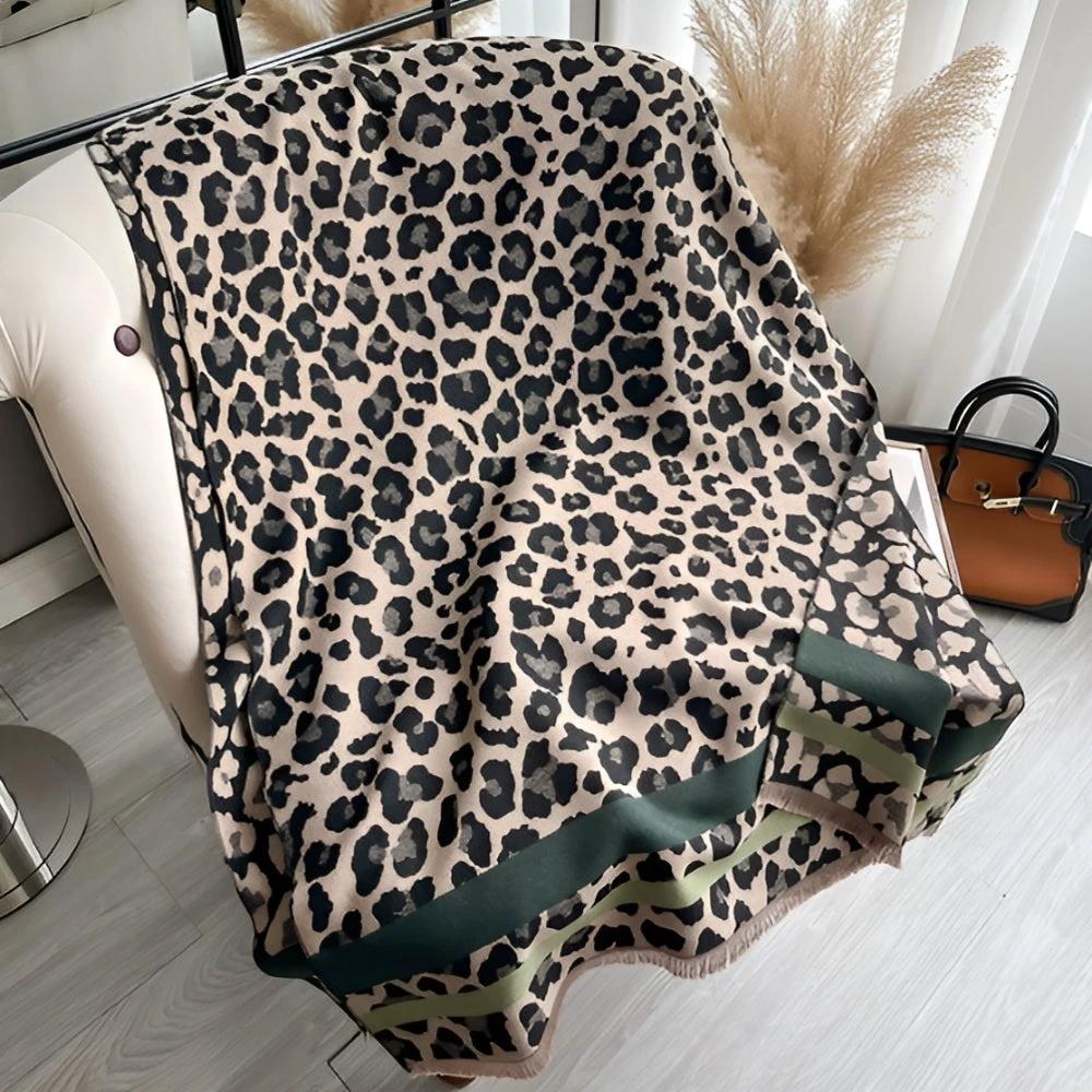 Savanna Style Wool Blend Shawl Scarf