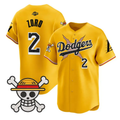 Zoro Jersey #2 Dodgers One Piece Mamba Premier Stitched