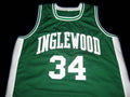 Paul Pierce Jersey #34 Inglewood High School New Basketball Green