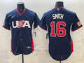 Will Smith Jersey #16 USA Baseball 2026 World Baseball Classic Stitched Navy