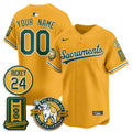 Oakland Athletics 2026 Alternate Sacramento - Celebrating 125 Years -  Limited Custom Vapor Jersey - All Stitched