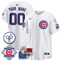 Chicago Cubs 150th Anniversary Harry Caray Holy Cow Vapor Premier Limited Custom Jersey - All Stitched V2