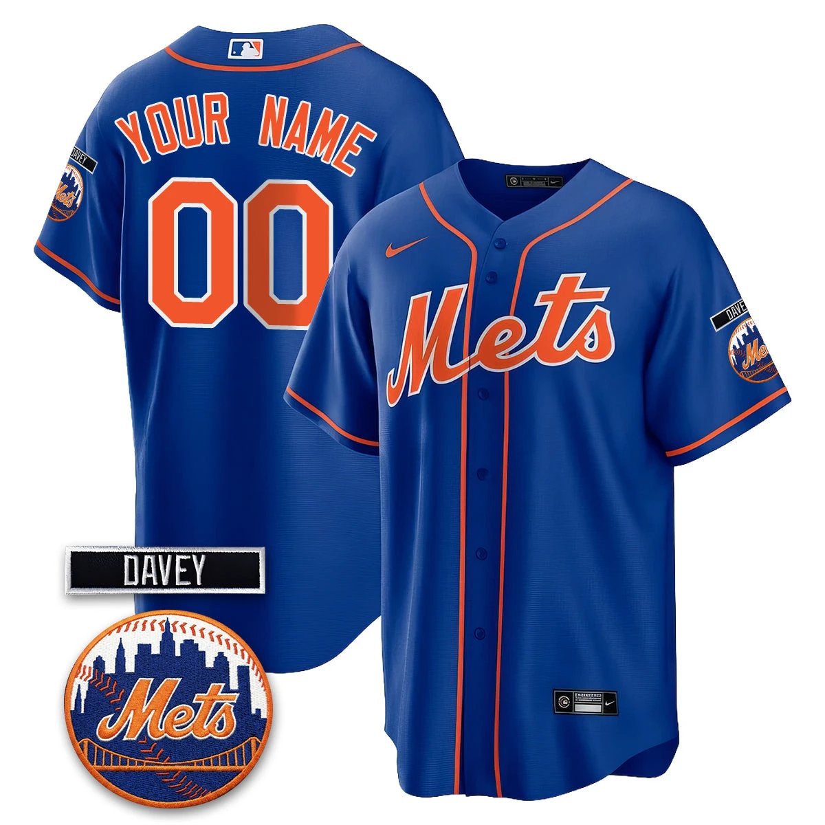 New York Mets 2026 Davey Johnson Memorial Vapor Custom Limited Jersey - All Stitched