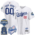 Los Angeles Dodgers Happy Father's Day 2026 Custom Jersey - Stitched