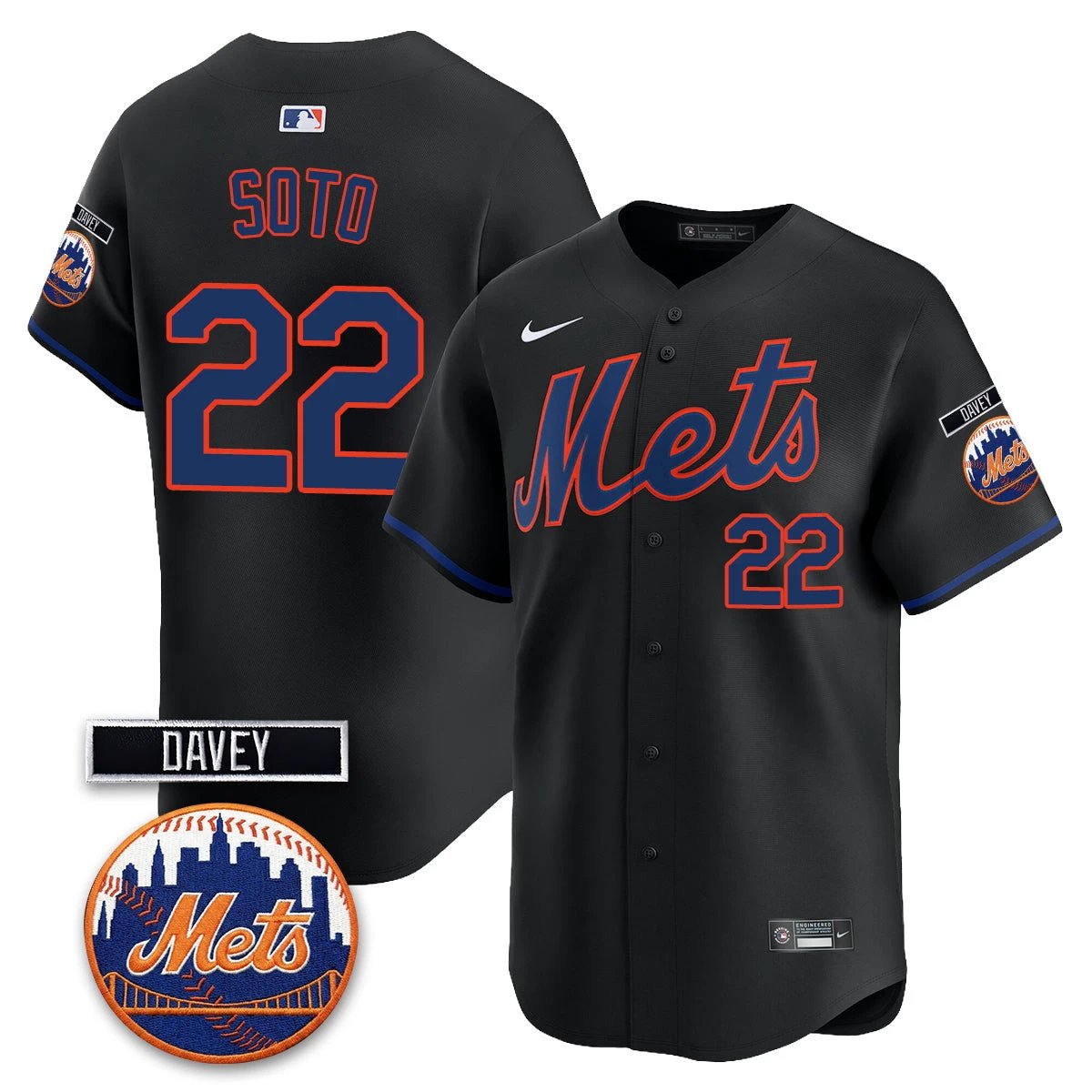 Men New York Mets 2026 Davey Johnson Memorial Vapor Limited Jersey - All Stitched