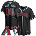 Arizona Diamondbacks Black Out Style Vapor Premier Limited Custom Jersey - All Stitched