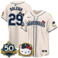 Men Seattle Mariners x Meow KT Night Limited Jersey - All Stitched