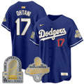 Men Los Angeles Dodgers Gold Collection Stadium Vapor Limited Jersey - 9x Champs - All Stitched
