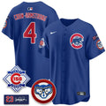 Men Chicago Cubs 150th Anniversary Holy Cow Vapor Premier Royal Limited Jersey - All Stitched