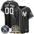 New York Yankees 2026 Black Out Style Vapor Limited Custom Jersey - All Stitched