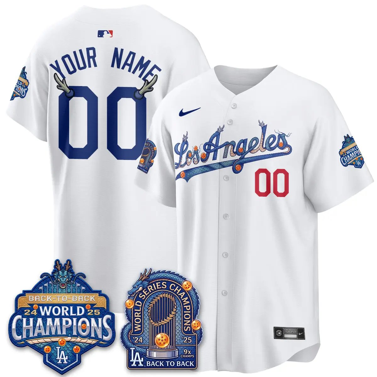 Los Angeles Dodgers x DB Night 2026 Vapor Custom Jersey - Stitched