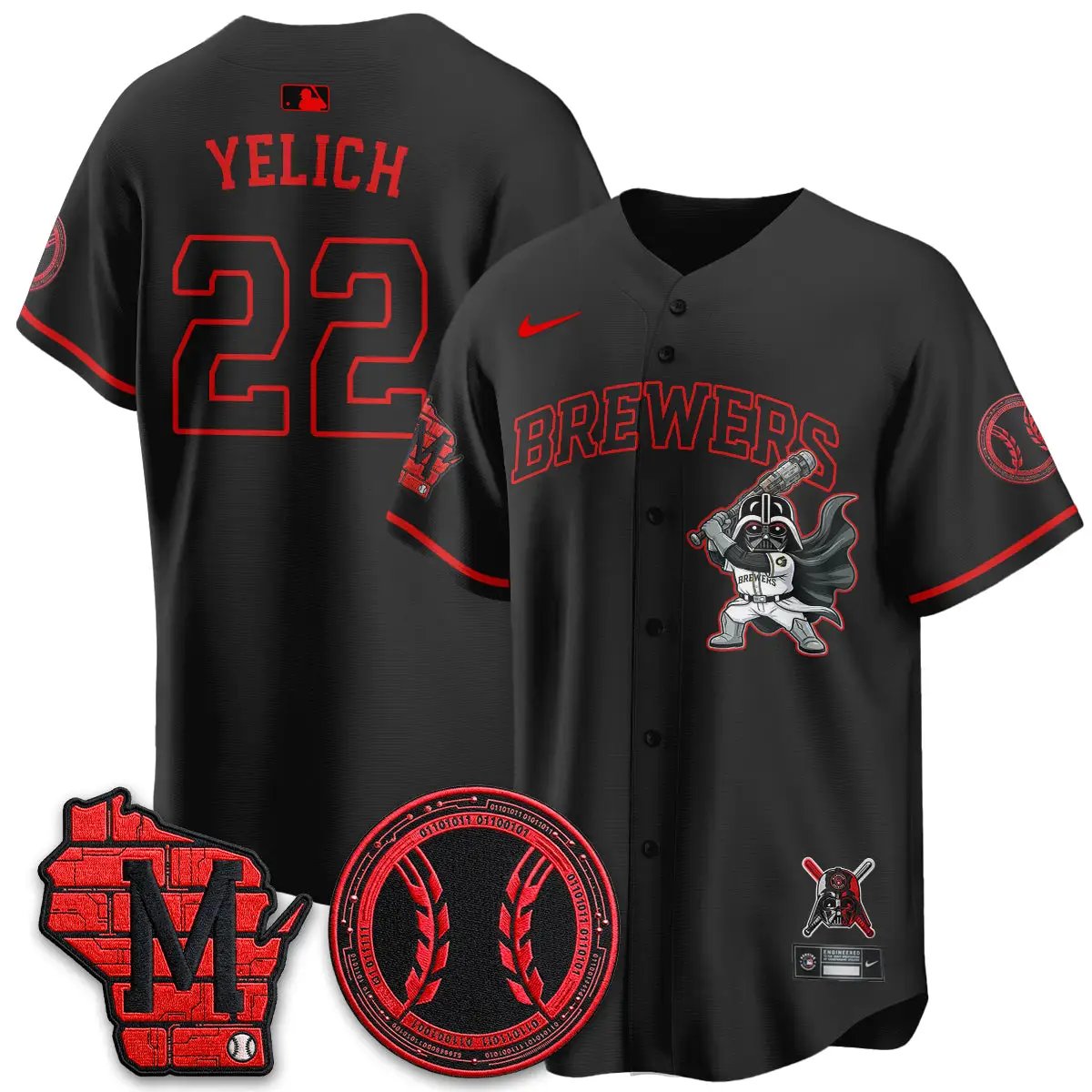 Men Milwaukee Brewers x SW Limited Jersey - Stitched