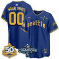Seattle Mariners 2026 Vapor Limited Custom Jersey - 50th Anniversary - All Stitched
