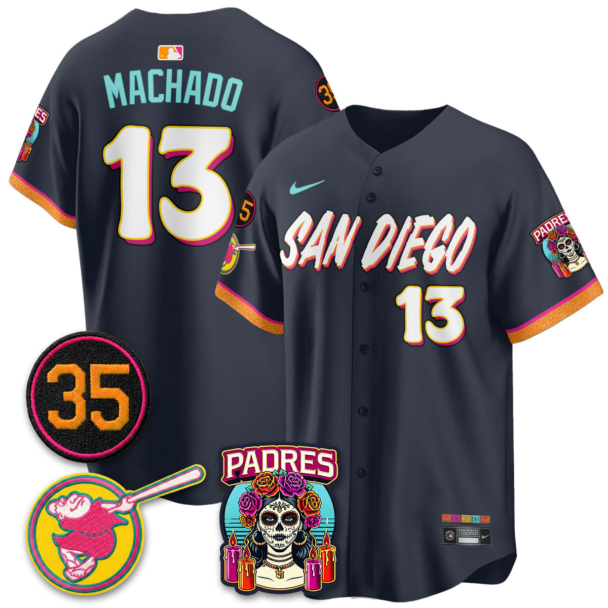 Men San Diego Padres 2026 City Connect Vapor Premier Limited Jersey - All Stitched V2