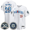Men Seattle Mariners x Japanese Cartoon Vapor Limited Jersey - Stitched