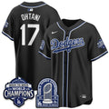 Men Los Angeles Dodgers 2026 Black Out Style Vapor Limited Jersey - B2B Champs - All Stitched