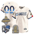 Los Angeles Dodgers 2026 Jackie Robinson New Era Vapor Custom Limited Jersey - All Stitched