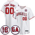 Los Angeles Angels Garret Anderson Tribute Patch Vapor Custom Jersey - All Stitched V1