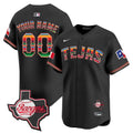 TEX Mexico Texas Patch Vapor Premier Limited Custom Jersey - All Stitched