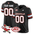Louisville Cardinals Football '1980s Throwback' Vapor Limited Custom Jersey