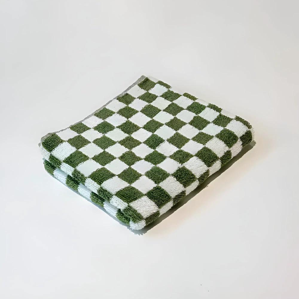 Retro Checkmate Cotton Towel