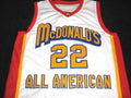 Carmelo Anthony Jersey #22 McDonald's All American Basketball White