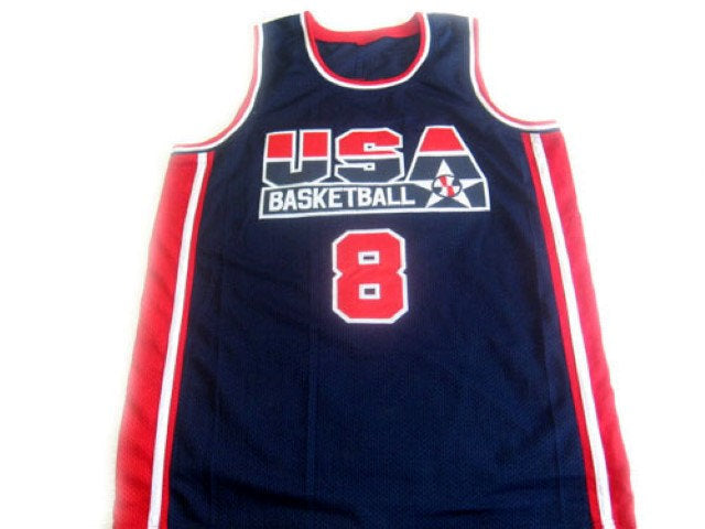 Scottie Pippen Jersey #8 Team USA Basketball Navy Blue