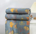 Ginkgo Leaf Throw Blanket