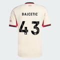 Liverpool 2025-26 BAJCETIC 43 Away Jersey – Cream