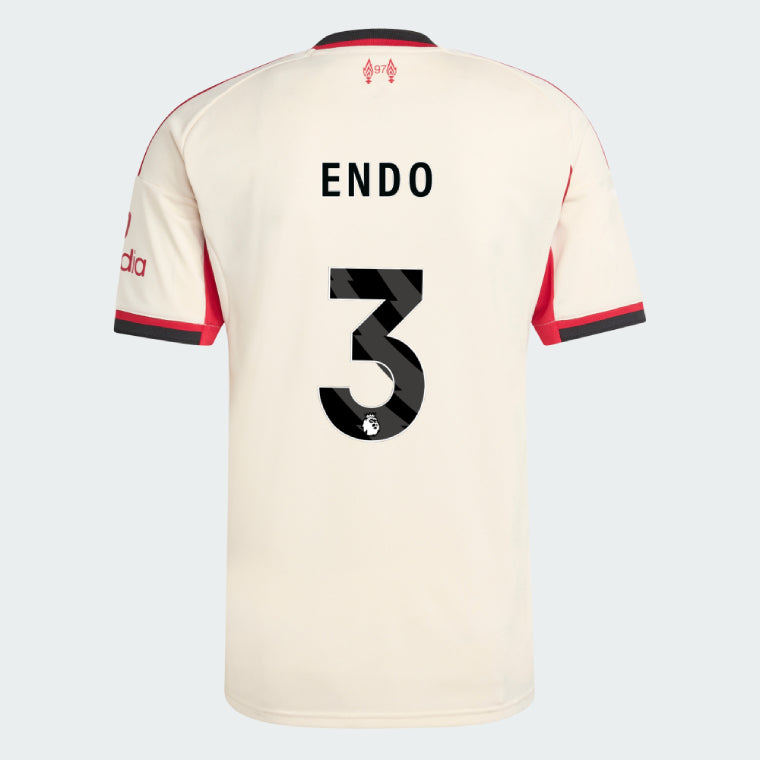 Liverpool 2025-26 ENDO 3 Away Jersey – Cream