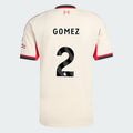 Liverpool 2025-26 GOMEZ 2 Away Jersey – Cream