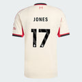 Liverpool 2025-26 JONES 17 Away Jersey – Cream