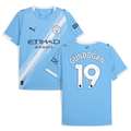 lkay Gundogan 19 Manchester City 2025-26 Home Men Jersey – Sky Blue