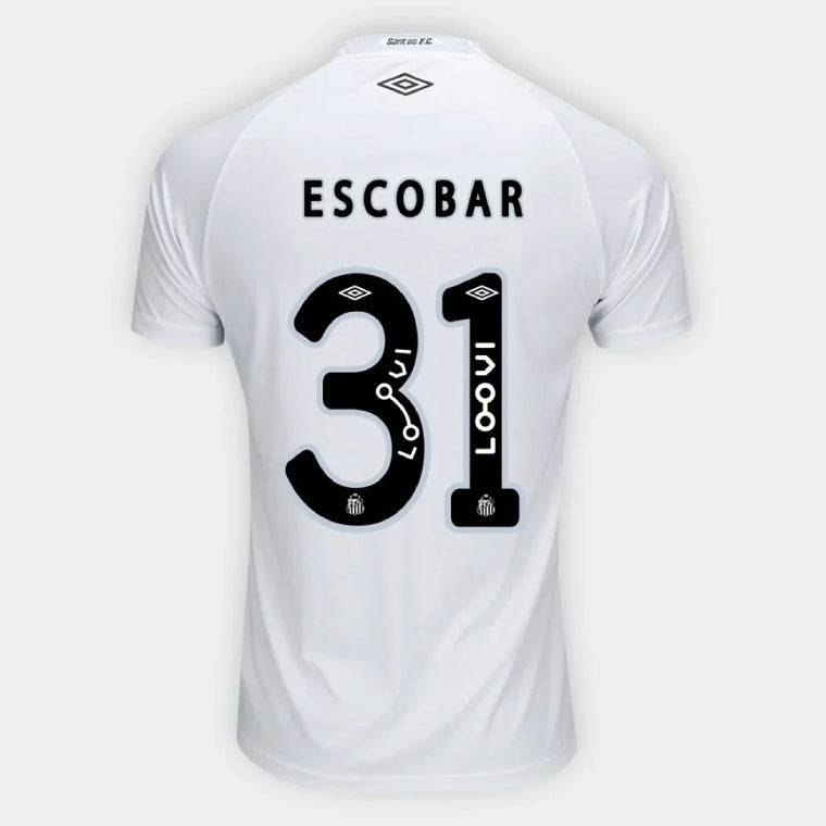 Santos FC ESCOBAR 31 Home 2025-26 Jersey – White