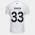 Santos FC SOUZA 33 Home 2025-26 Jersey – White