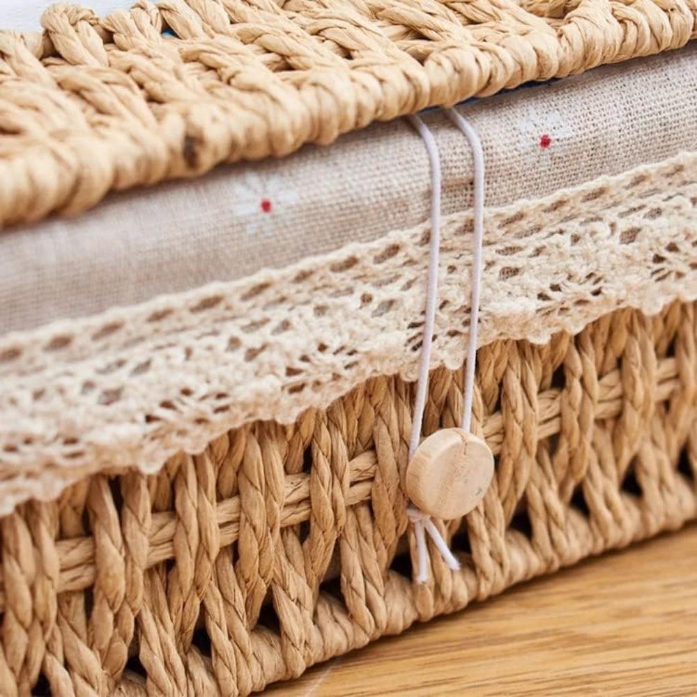 Lunor Braided Woven Tissue Box